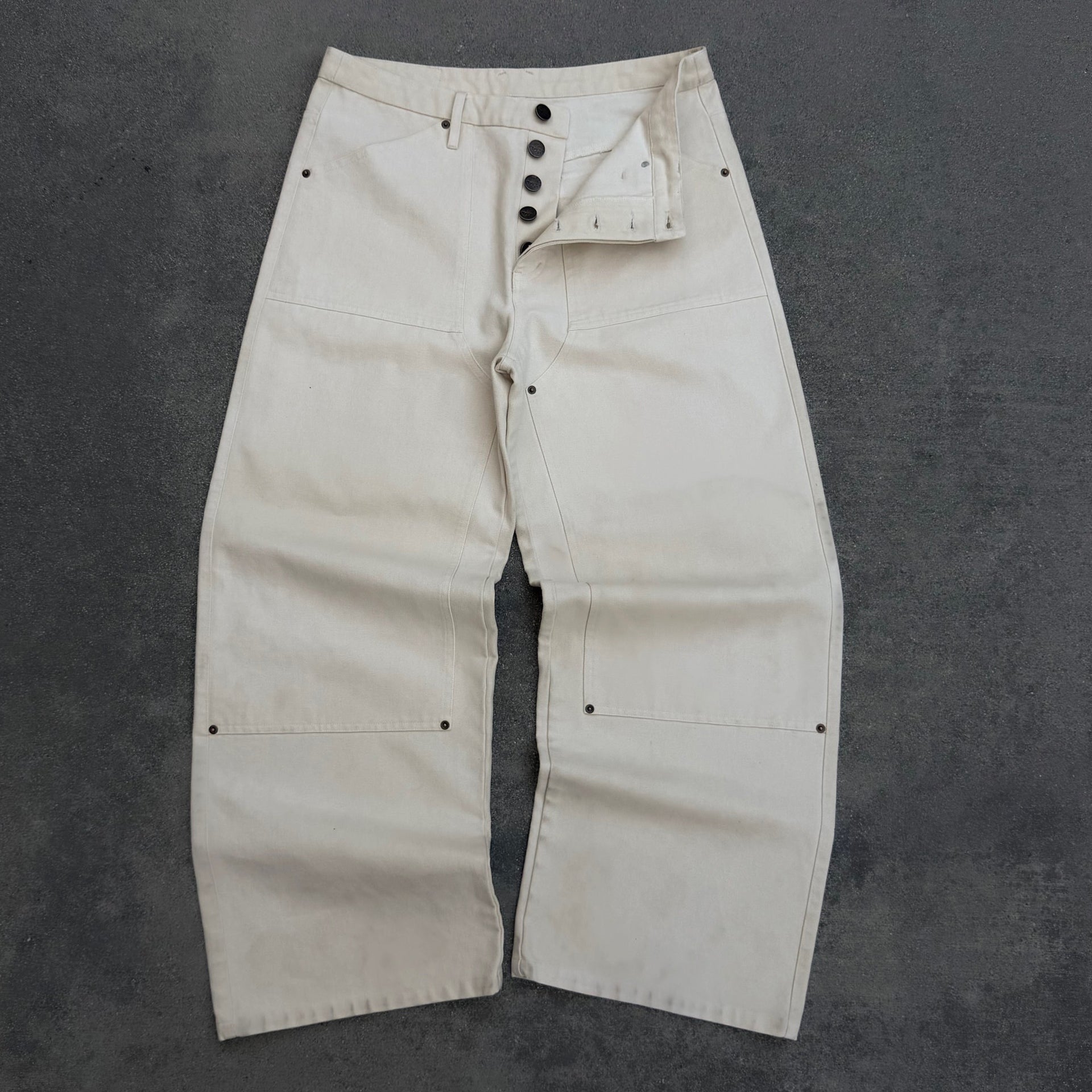 Cream Canvas Double Fronts